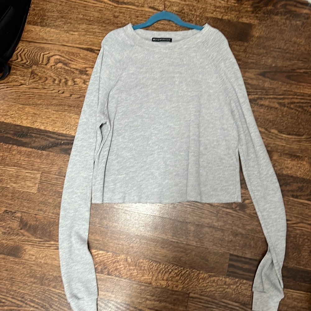 Brandy long sleeve crop top